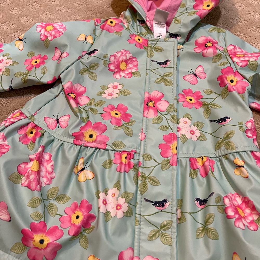 Infant girls rain jacket